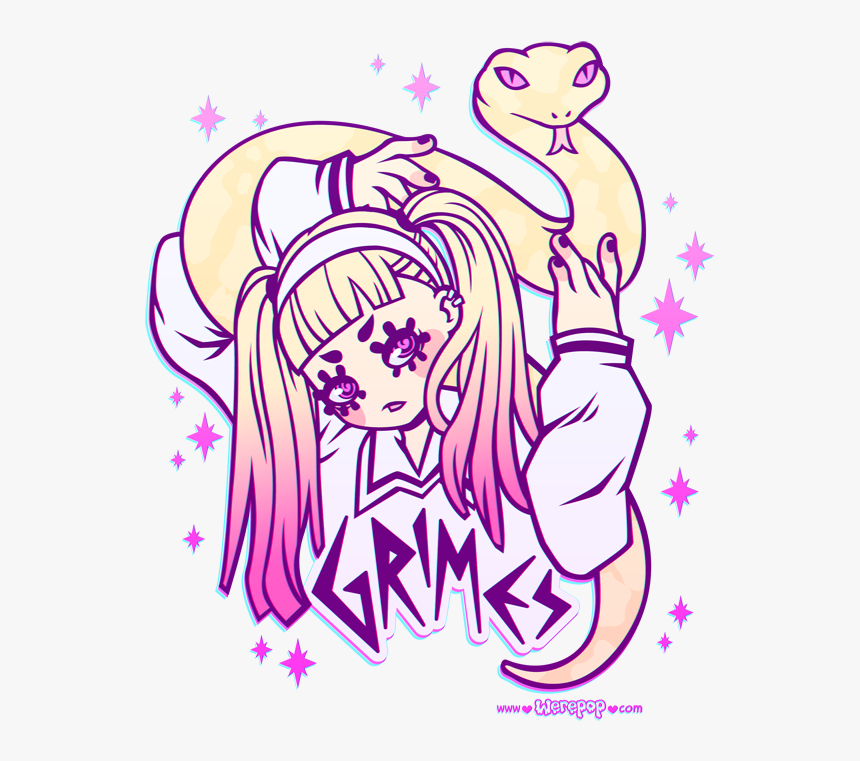 Grimes Genesis Fan Art, HD Png Download