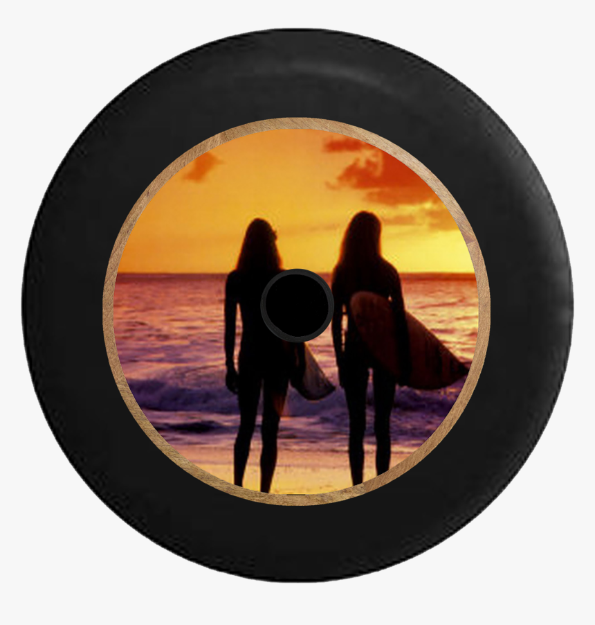 Beach Sunset Summer Girls, HD Png Download