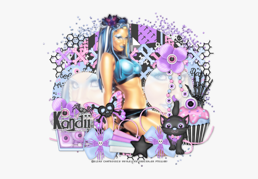Ec Pastelgoth Kandii - Elias Chatzoudis, HD Png Download