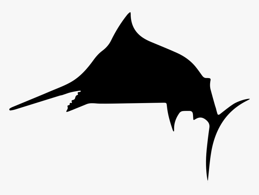 Fish Silhouette - Sea Animal Silhouette, HD Png Download