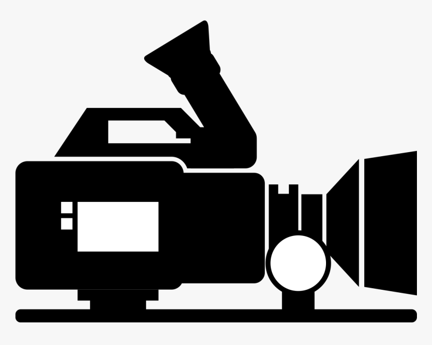 Video Production - Transparent Video Camera Silhouette, HD Png Download
