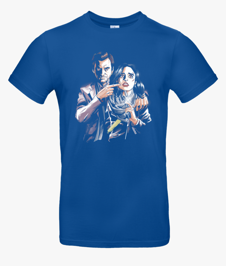 Saqman Aka Censored T-shirt B&c Exact - Jessica Jones And Kilgrave Comic Poster, HD Png Download