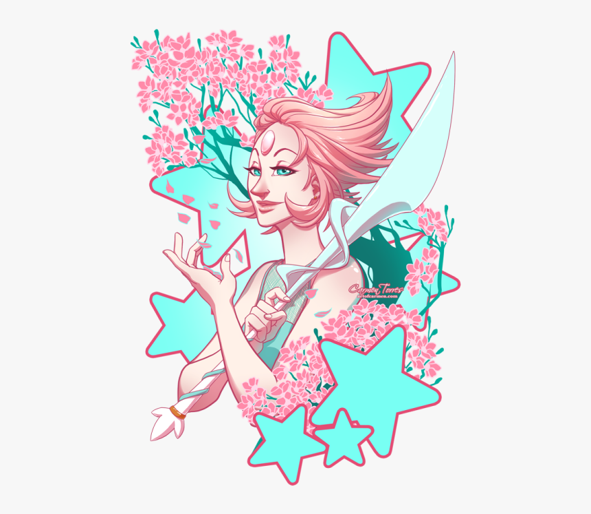 Cartoon Fan Art Pearl Steven Universe Artofcarmen - Pearl Steven Universe Fanart Transparent, HD Png Download