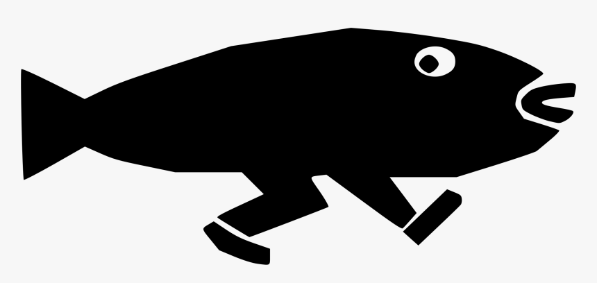 Fish Silhouette No Background Clipart , Png Download, Transparent Png