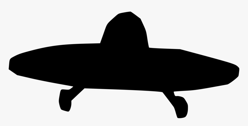 Drawing Fish Silhouette Salmon - Airplane, HD Png Download