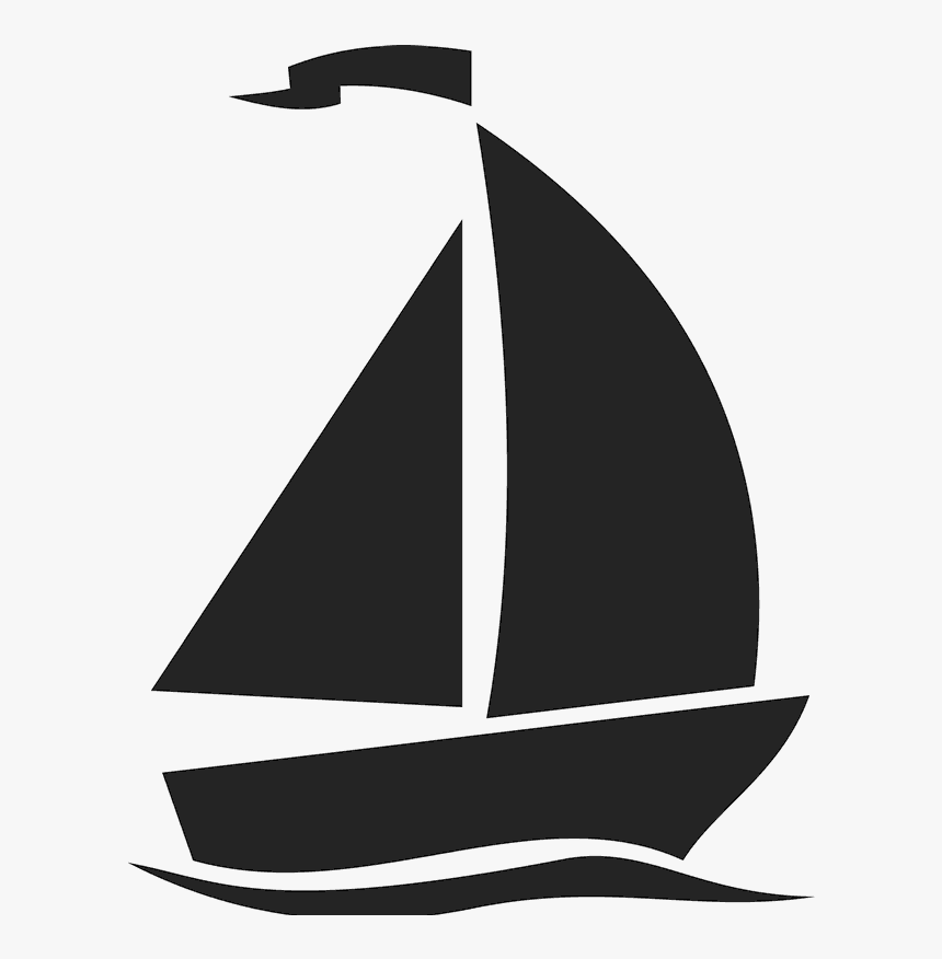 Fastnet Race Sailboat Ship - Silhouette Sailboat Clipart, HD Png Download