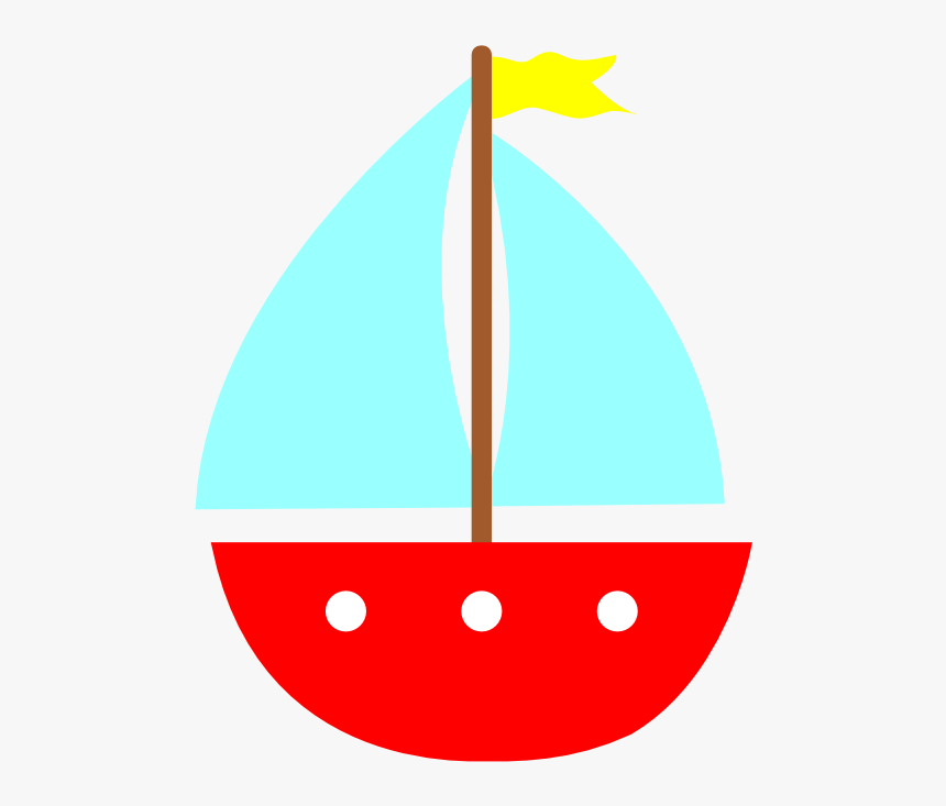 Cute Sailboat Clipart, HD Png Download