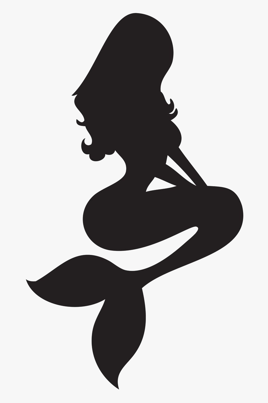 Mermaid Silhouette, HD Png Download