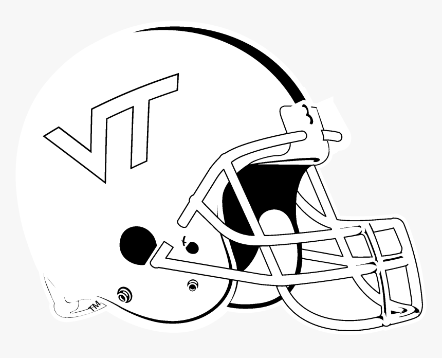 Virginia Tech Hokies Logo Black And White Logos - Logos And Uniforms Of The Cleveland Browns, HD Png Download