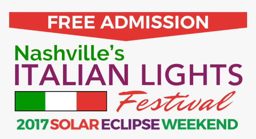 Italian Lights Festival Solar Eclipse Nashville Tn - Melbourne Spring Fashion Week 2010, HD Png Download