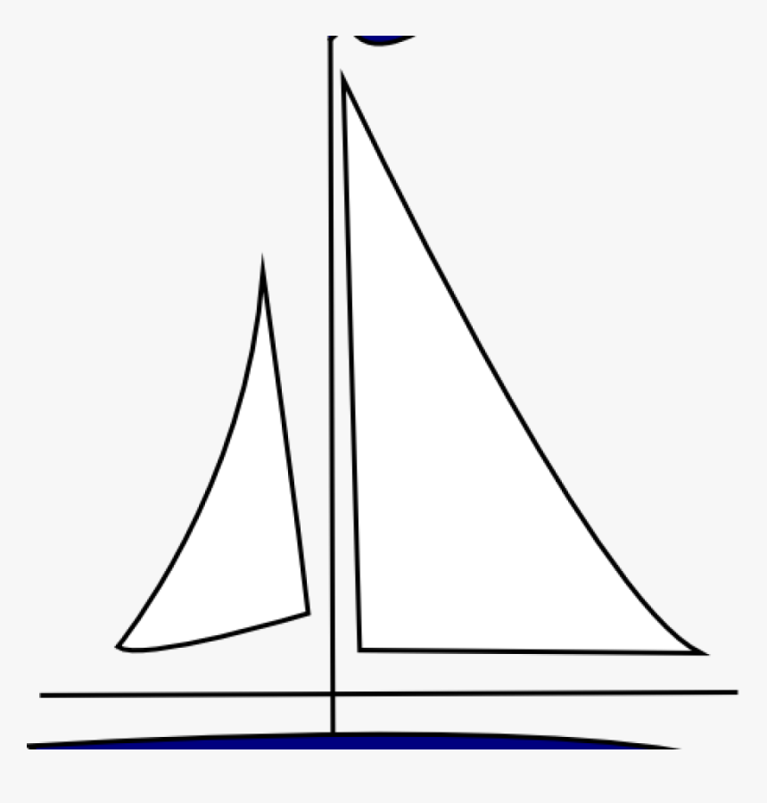 Sailboat Clip Art Free - Sail, HD Png Download