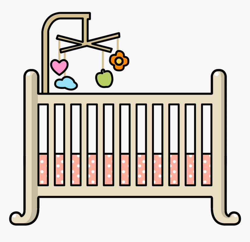 Transparent Baby Stuff Png - Crib Clipart Png, Png Download