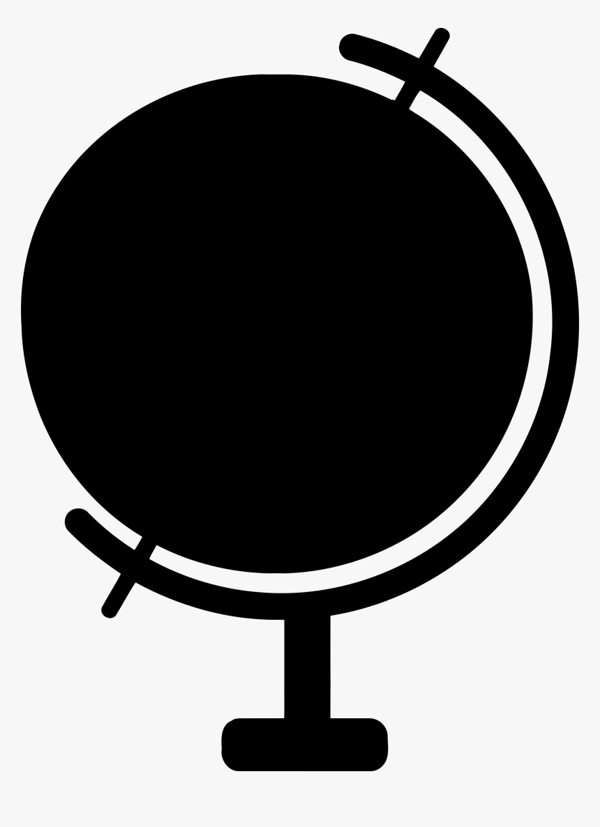 Globe Clipart Silhouette, HD Png Download