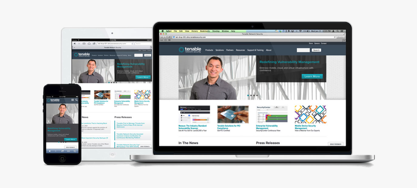 Tenable Website** - January - Website, HD Png Download