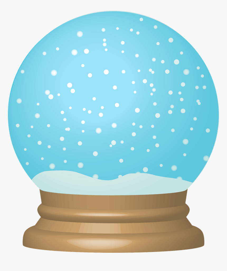 Globe Clipart To Print - Clip Art Snow Globe, HD Png Download