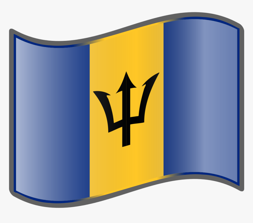 Barbados National Flag - Flag Of Barbados, HD Png Download