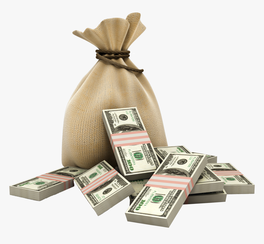 United Installment Money Loan Dollar States Bag - Bag Money Png, Transparent Png