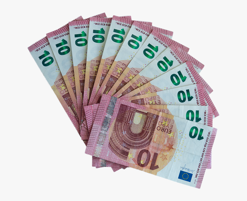 Isolated, Money, Euro, Cash, Finance - Euro Cash Transparent Png, Png Download