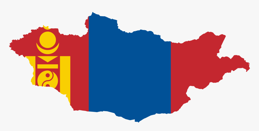File Map Of Mongolia - Mongolia Flag And Country, HD Png Download