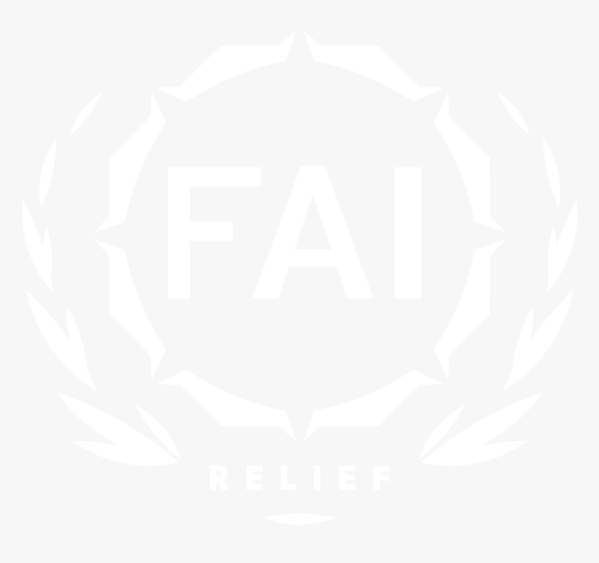 Fai Relief White 32bit No Tm - Johns Hopkins Logo White, HD Png Download