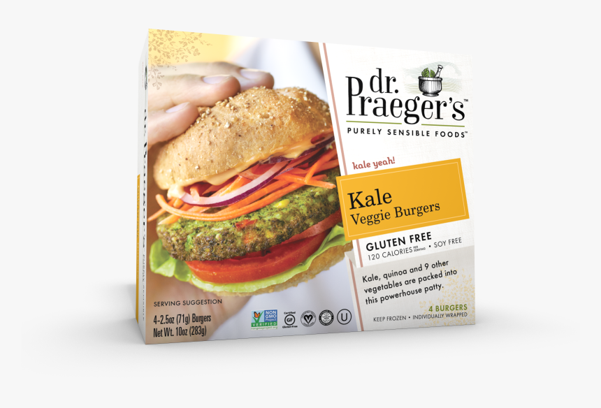 Dr Praeger's Kale Veggie Burgers, HD Png Download