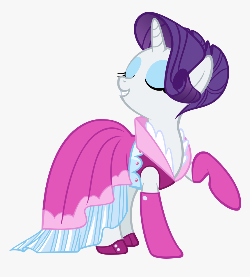 155030 Safe Rarity Vector Dress Too Man - My Little Pony Rarity Dress, HD Png Download