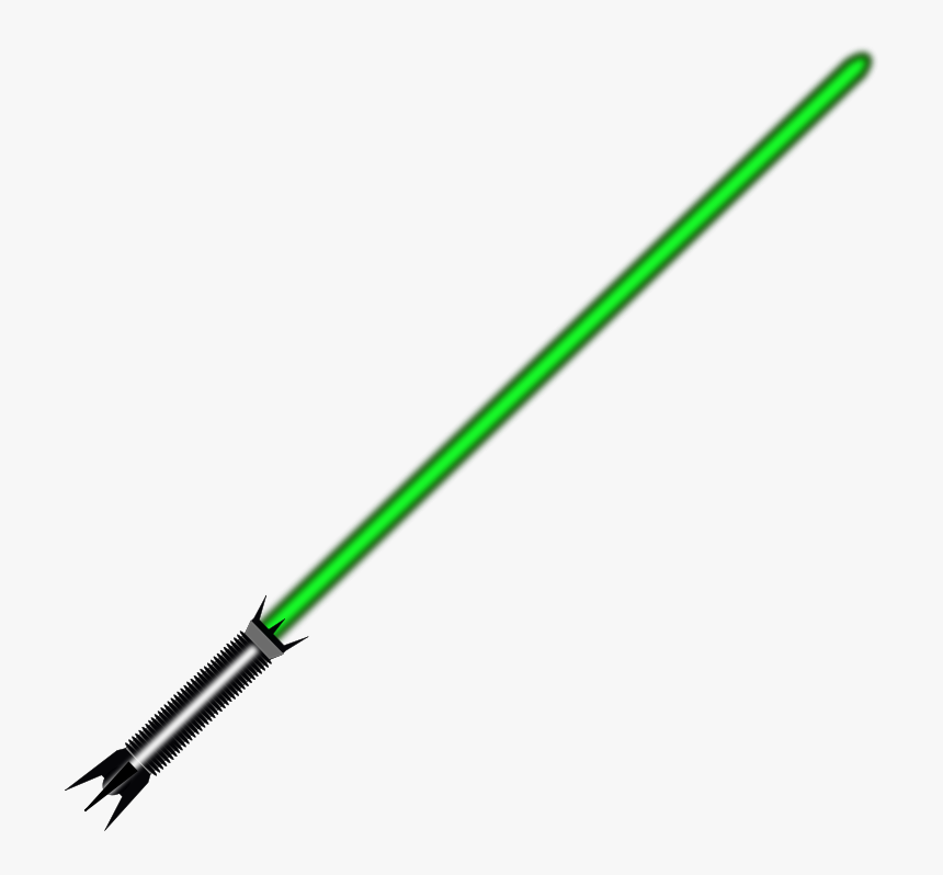 Light Saber Green Png Clipart , Png Download - Lightsaber Clip Art