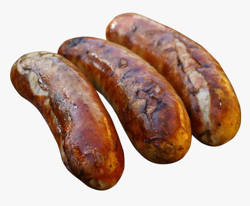 Cooked Sausage On Bbq, HD Png Download
