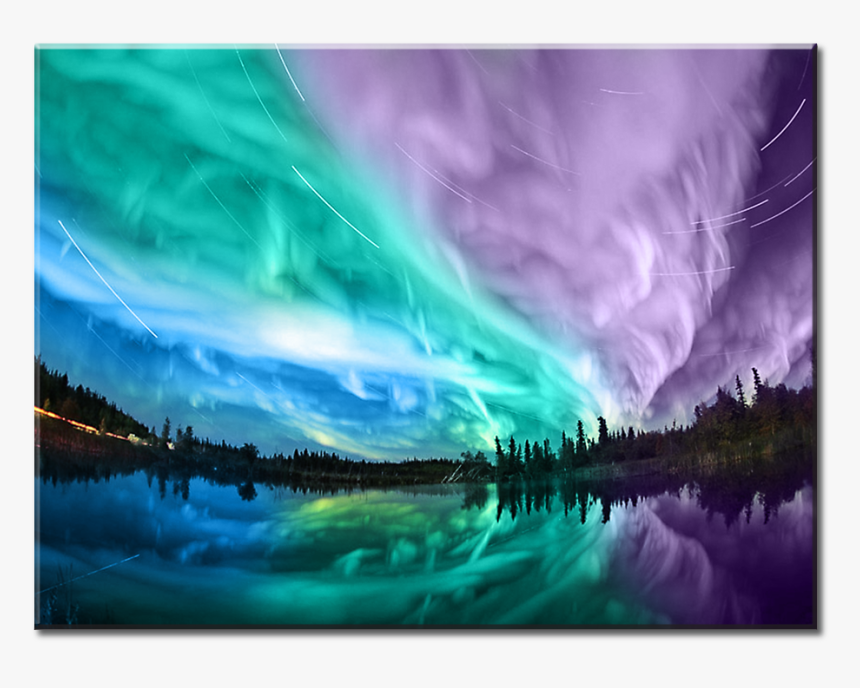 Northern Lights Long Exposure, HD Png Download