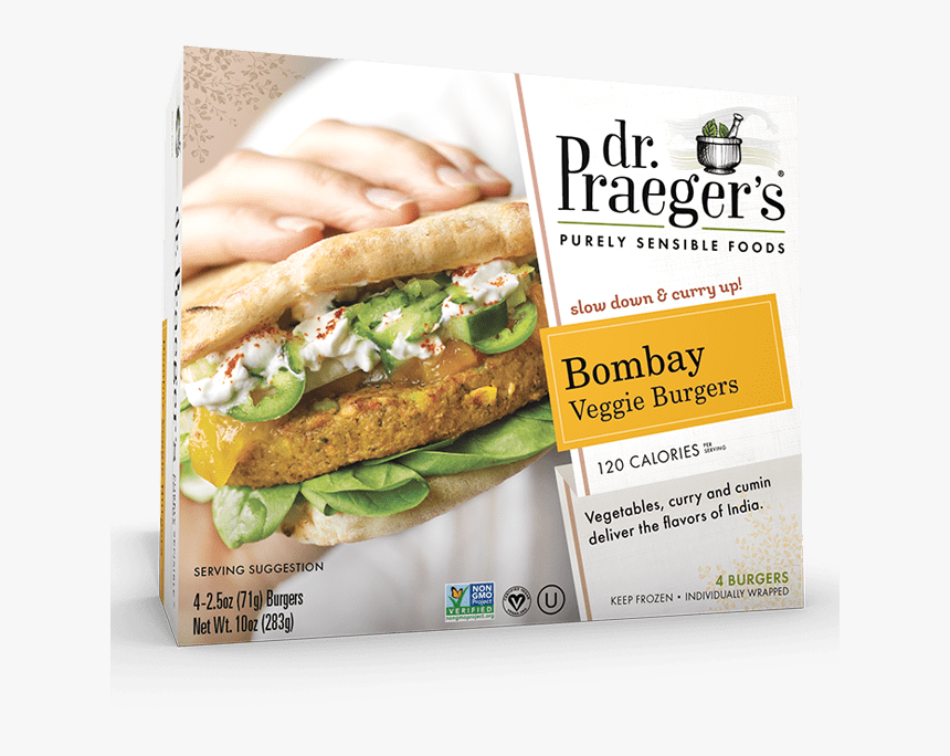 Praeger S Bombay Veggie Burgers - Plant Based Meat Substitutes, HD Png Download