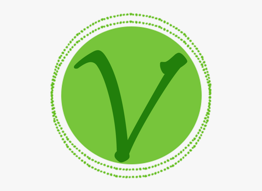 V De Vegan - Simbolo Vegano Png, Transparent Png