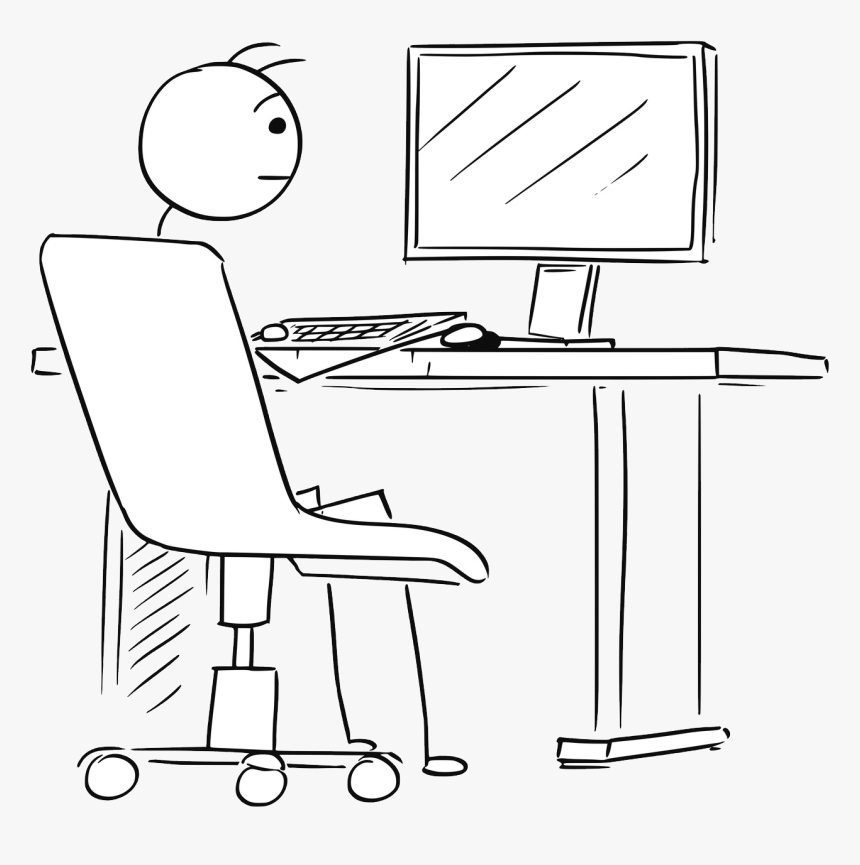 Trading Desk - Office Chair, HD Png Download