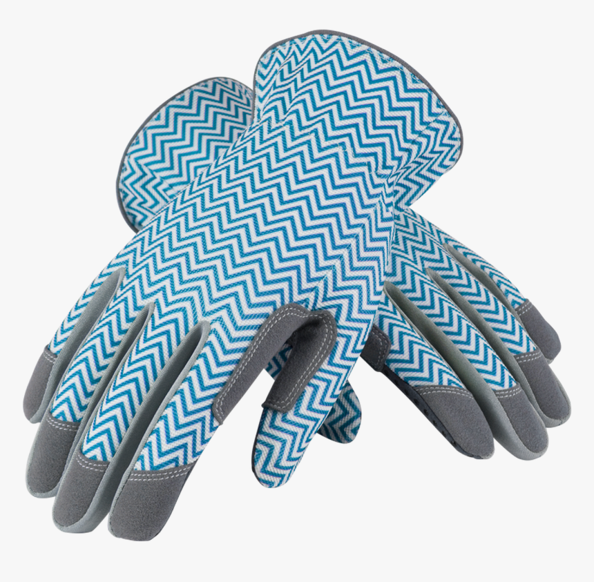 Teal/white - 031t - Safety Glove, HD Png Download