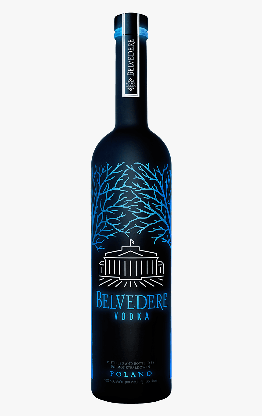 Belvedere Midnight Saber Luminous Bottle - Belvedere Midnight, HD Png Download