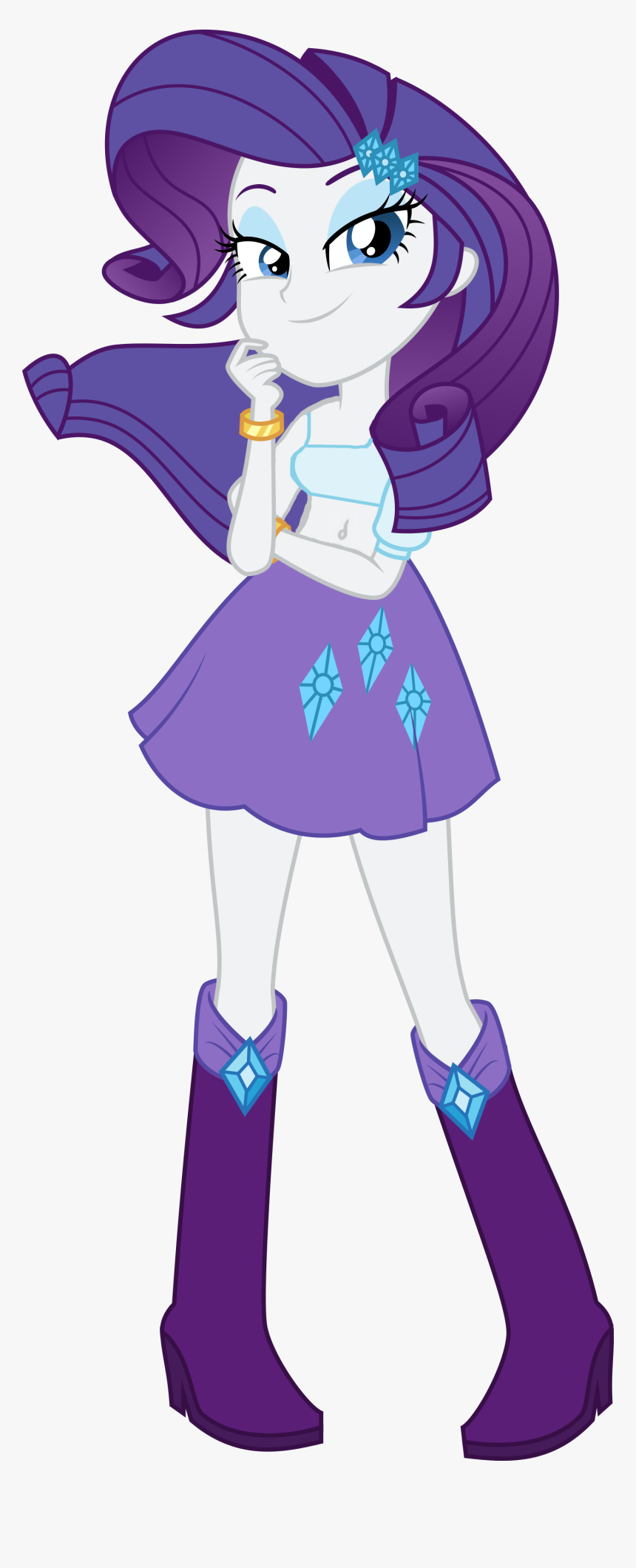 Rarity Equestria Girl Vector, HD Png Download