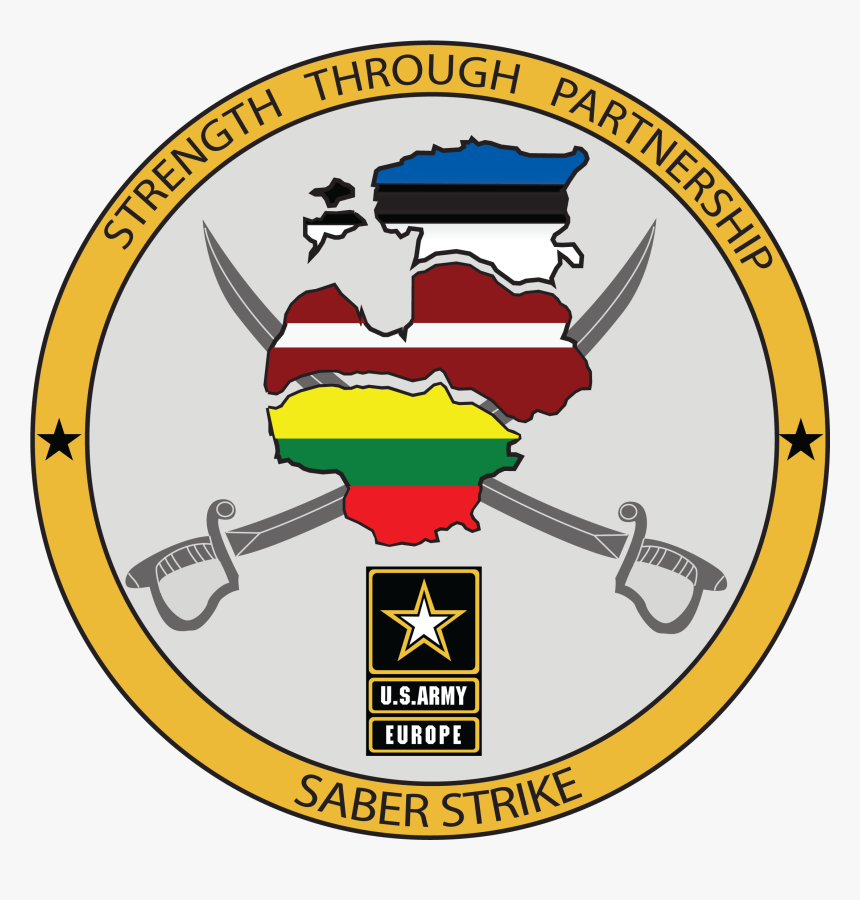 Saber Strike Logo - Exercise Saber Strike 2018, HD Png Download