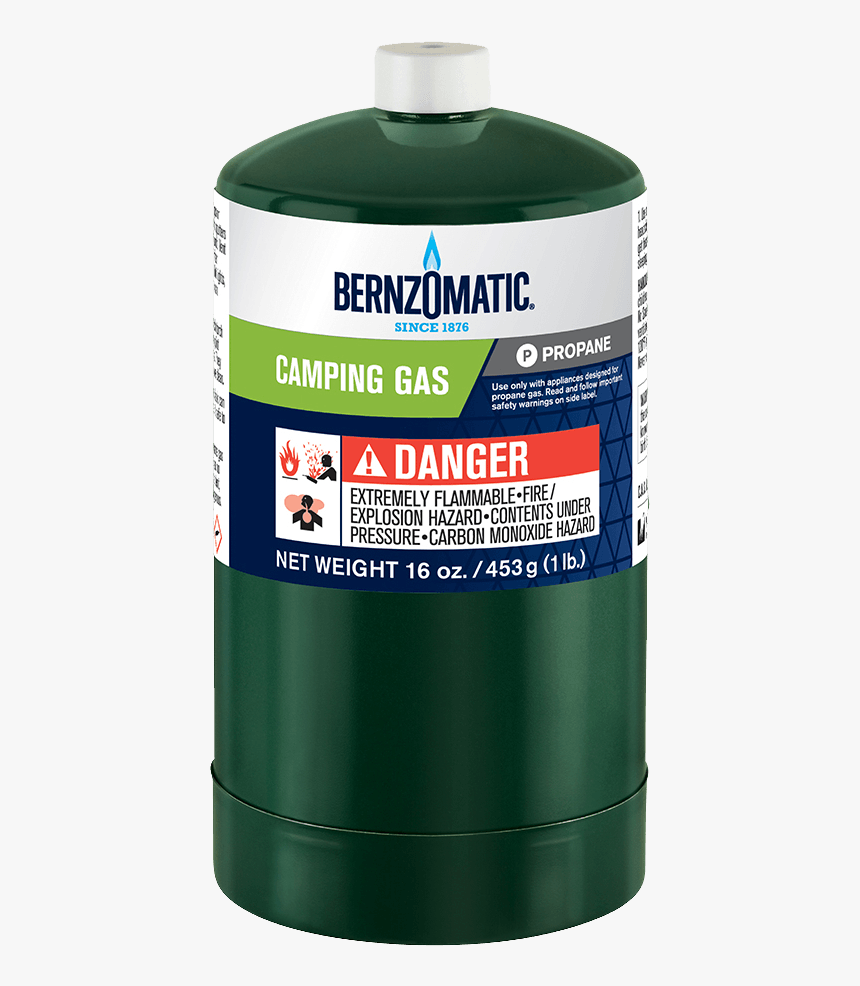 Bernzomatic Propane Tc Camping Cylinder - Bernzomatic Propane, HD Png Download