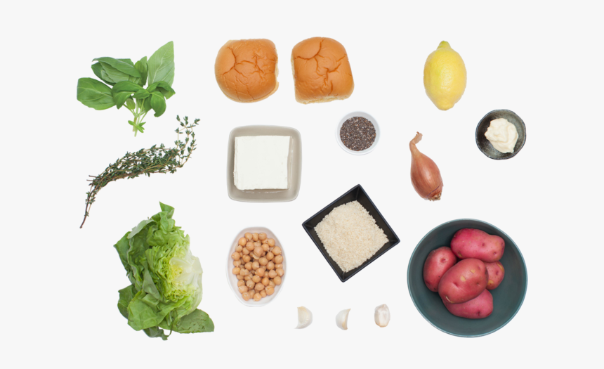 Chickpea Veggie Burgers With Garlic-basil Aioli & Grilled - Superfood, HD Png Download