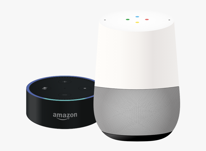 Amazon Dot Google Home - Computer Speaker, HD Png Download