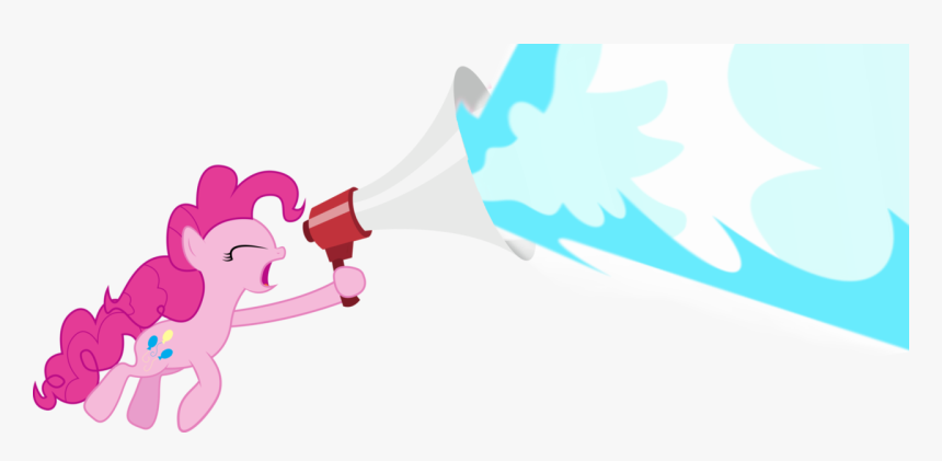 Edit, Energy Blast, Megaphone, Pinkie Pie, Safe, Shoop - Cartoon, HD Png Download