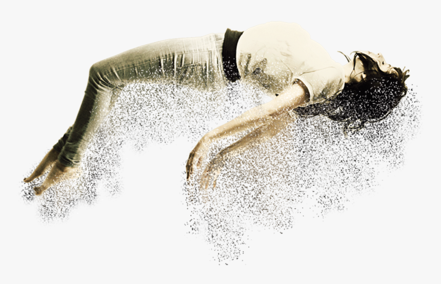 Dispersion, Dust, Dissolve Pixel Effect - Speed Skating, HD Png Download