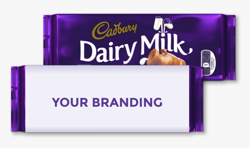 Your Branding Dairy Milk 110g - Cadbury Chocolate, HD Png Download