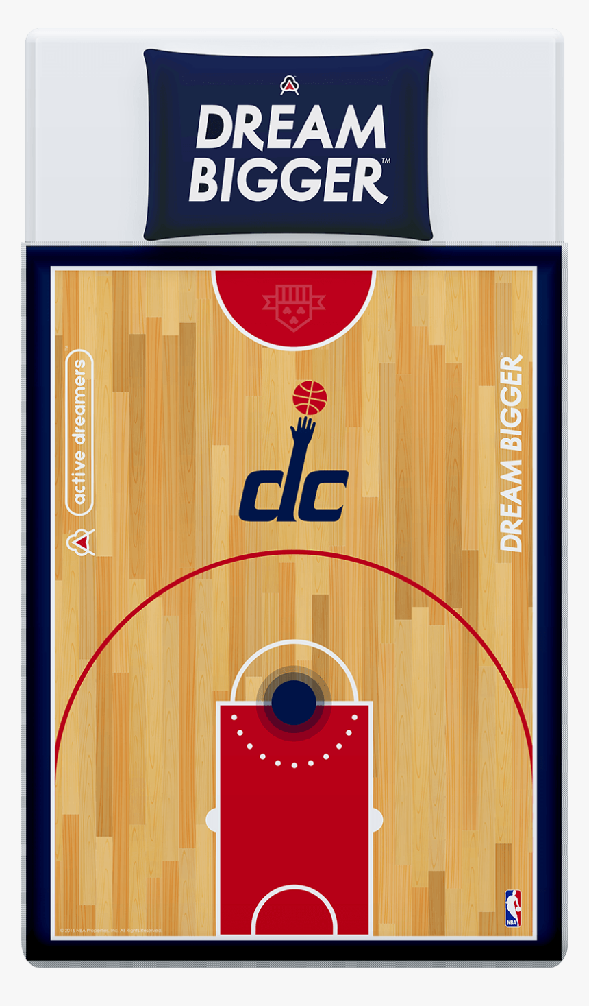 John Wall Reversible Blanket & Pillow Case Set 
 Data - Washington Wizards, HD Png Download