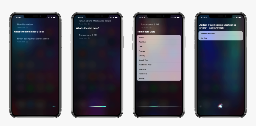 Running New Reminder Inside Siri - Iphone, HD Png Download