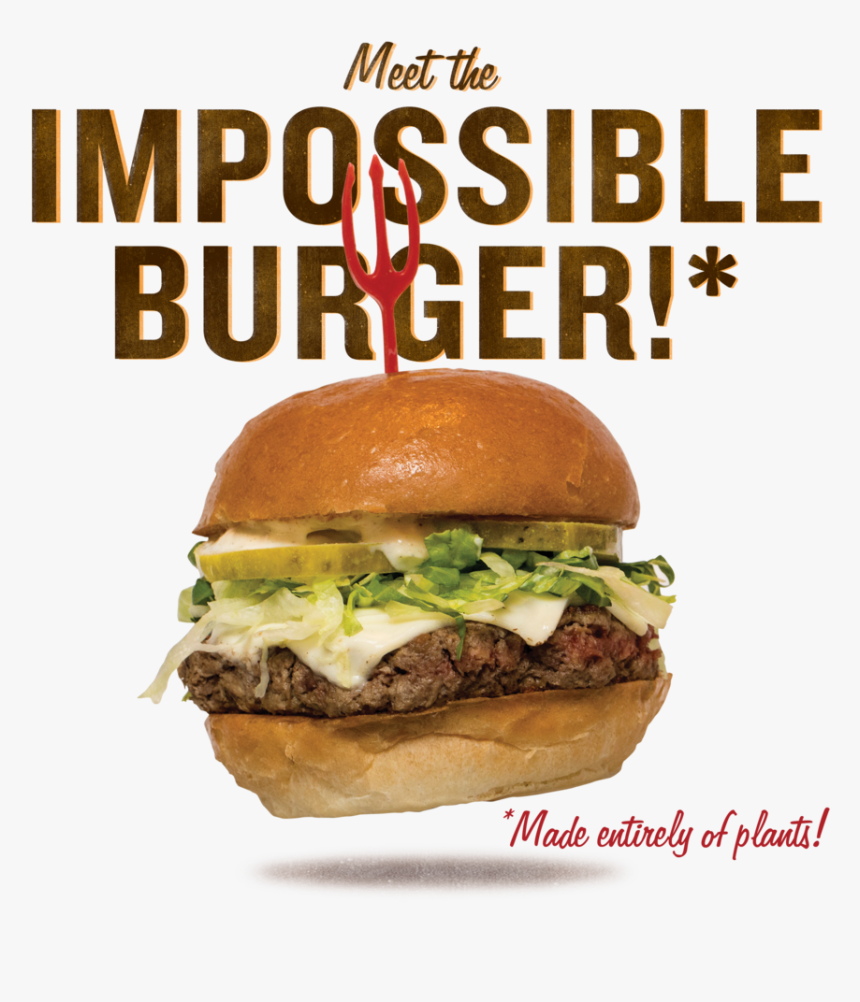 Impossible Burger Vegan, HD Png Download
