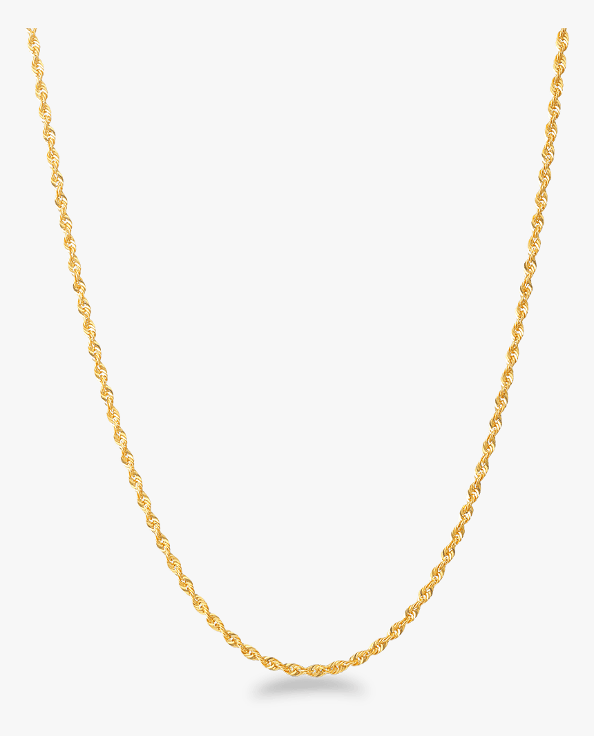 22kt Yellow Gold Rope Chain 20 Inches Senco Gold Baby Collection With Price, HD Png Download