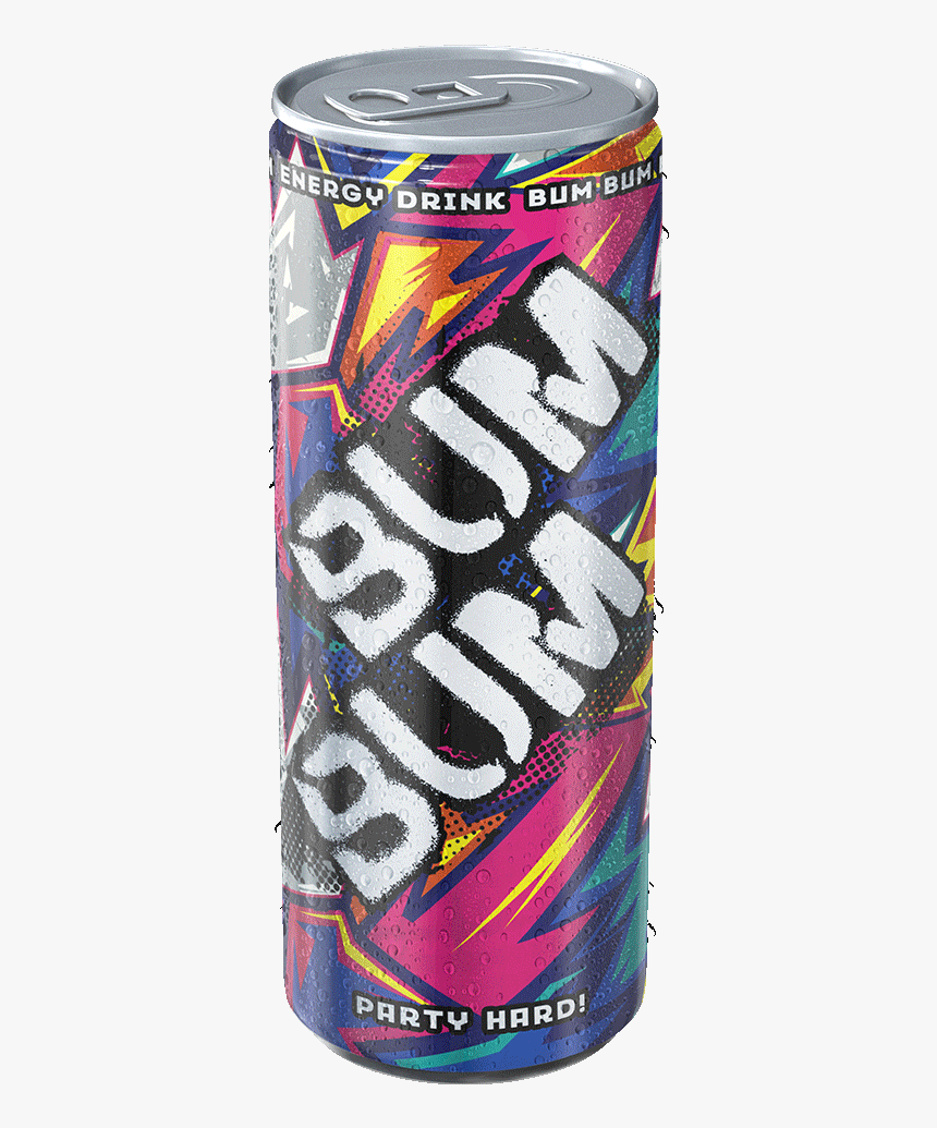 Bum Bum Can - Bum Bum Energy Drink, HD Png Download