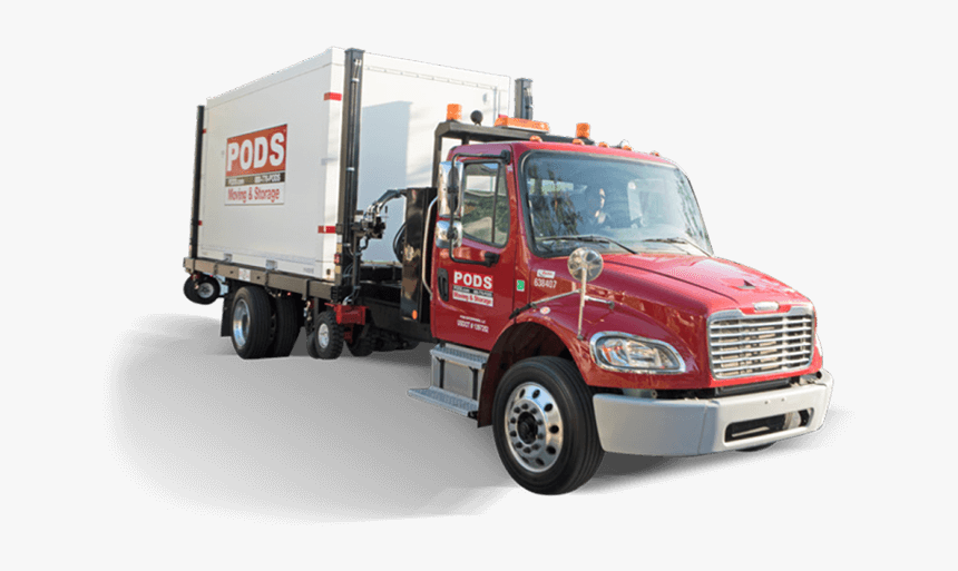 Pods Moving Truck - Trailer Truck, HD Png Download