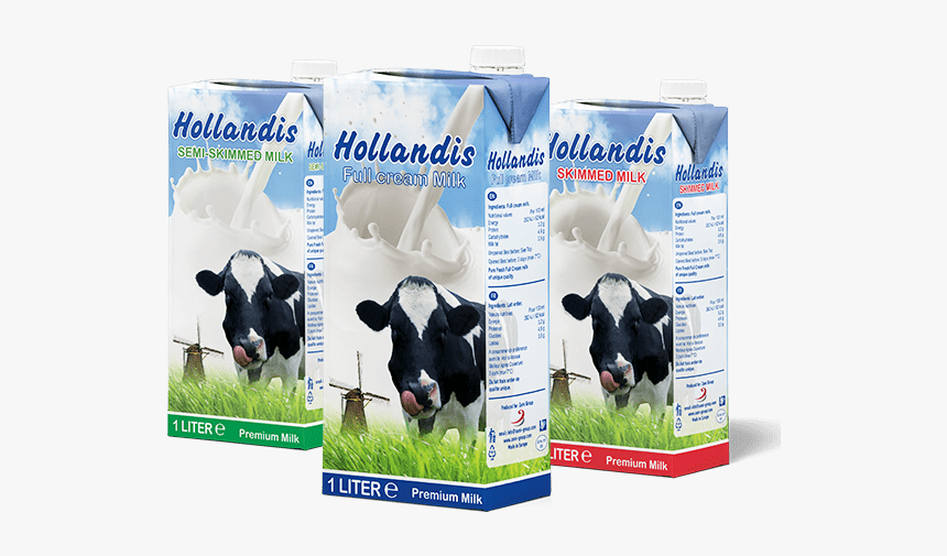 Uht-milk - Cow Image On Milk Product, HD Png Download