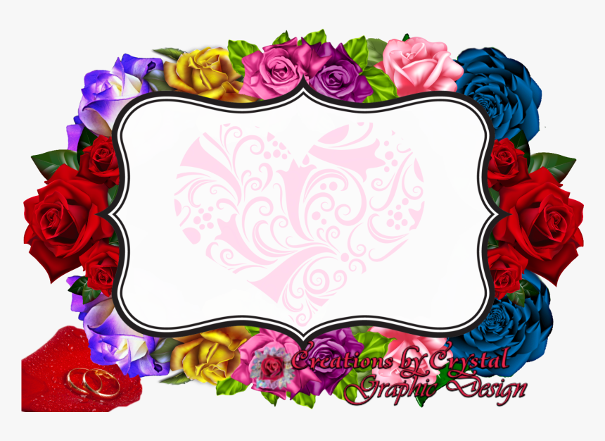 Wedding Cbycgraphicdesign Custom Borders Floral, Creations - Table Of Content Border, HD Png Download